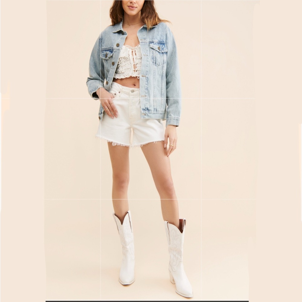 Show Me Your Mumu Dover Denim Jacket - Bride Graphic - Picture 3 of 6